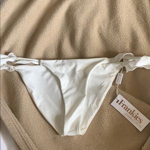 White Ali style Frankies bikini bottoms